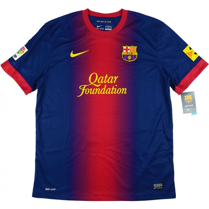 Tailandia Camiseta Barcelona Primera equipo Retro 2012 2013 Azul Rojo